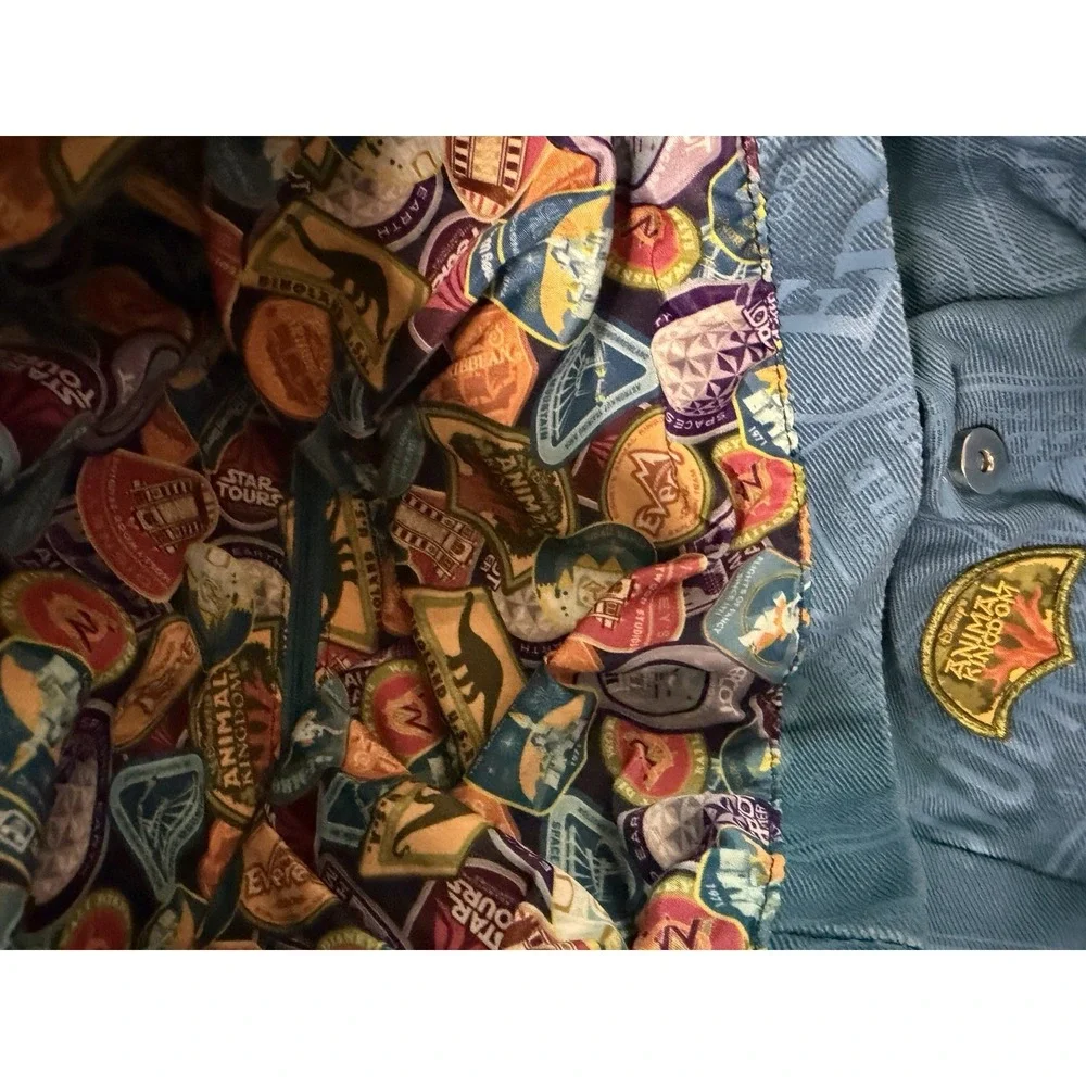 Walt Disney World Passport Series Blue Patch Backpack Rucksack Mickey Parks